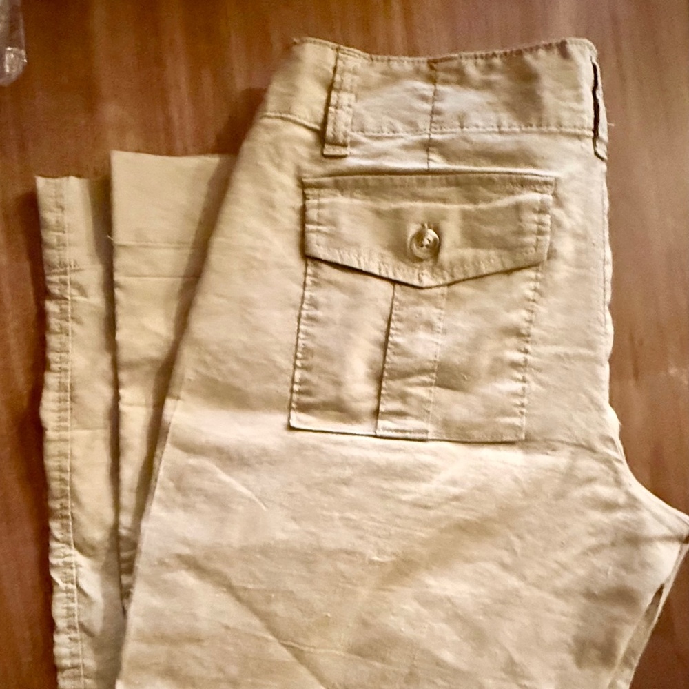 EUC Banana Republic Linen convertible pants